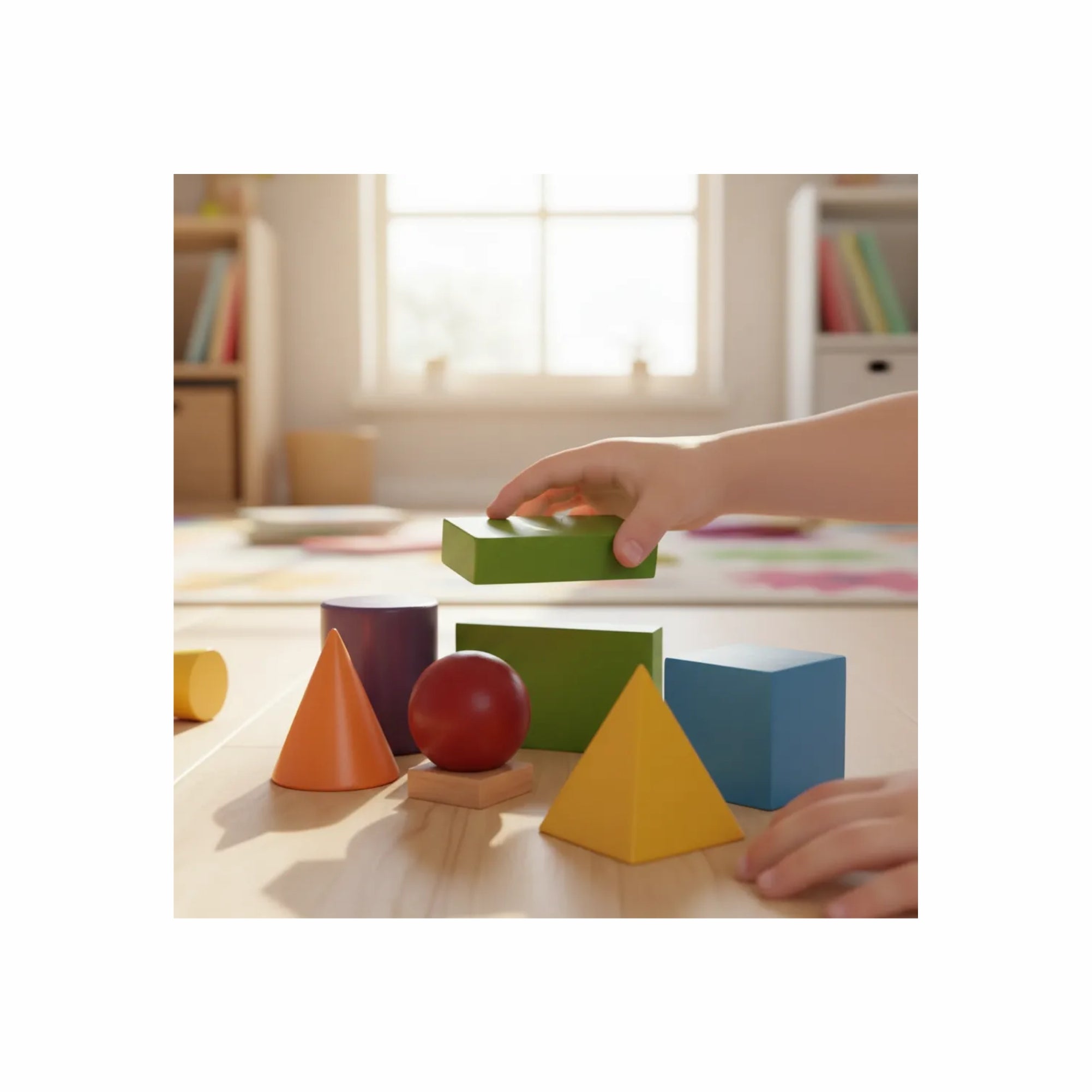 Ábacos, matemáticas y figuras geométricas