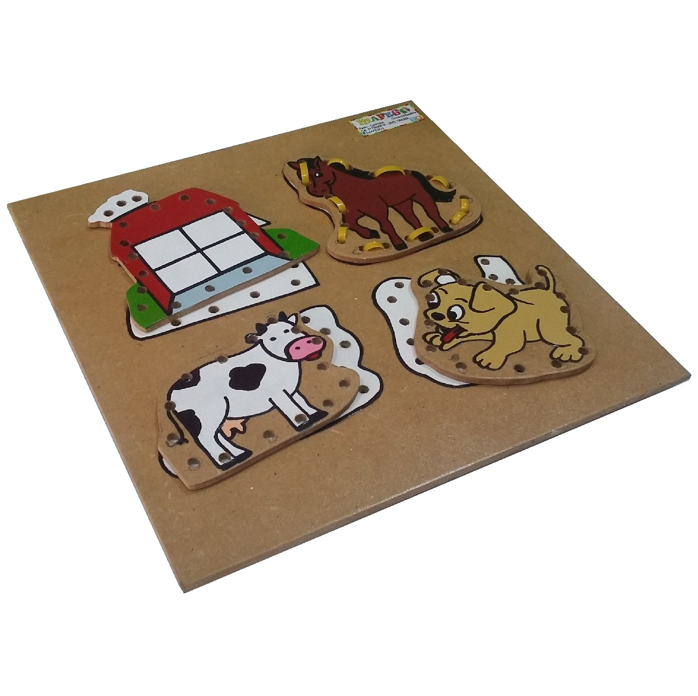 ANIMAL PARA ENHEBRAR 1 PLANTILLA