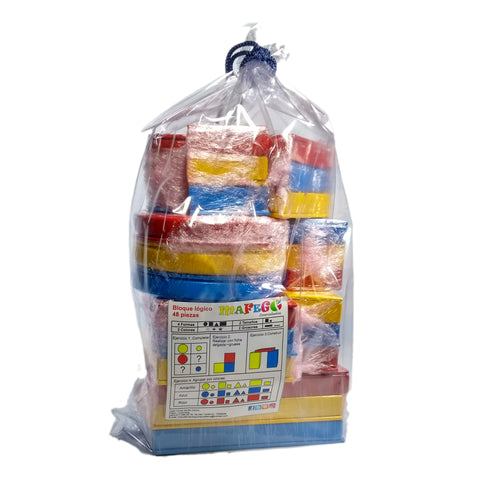 Bloque lógico en bolsa 48 fichas