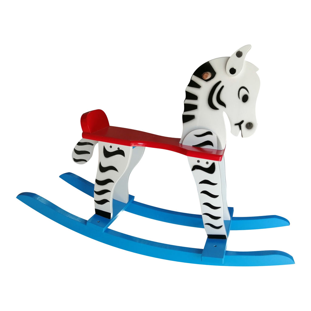 Caballo mecedor rojo