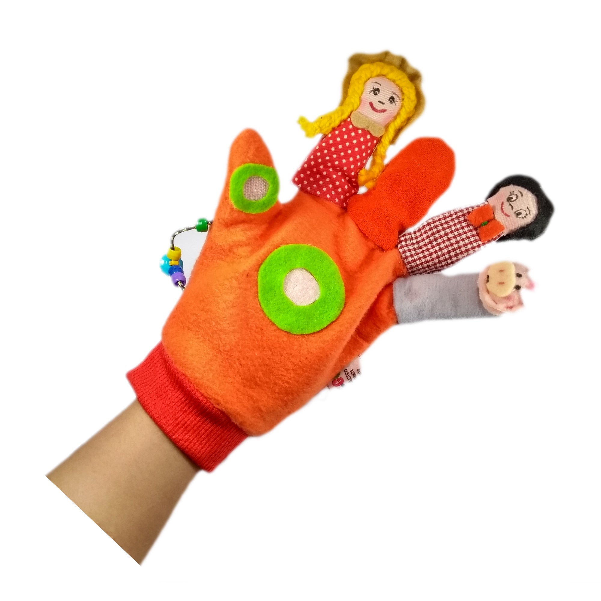 Guante de texturas y actividades