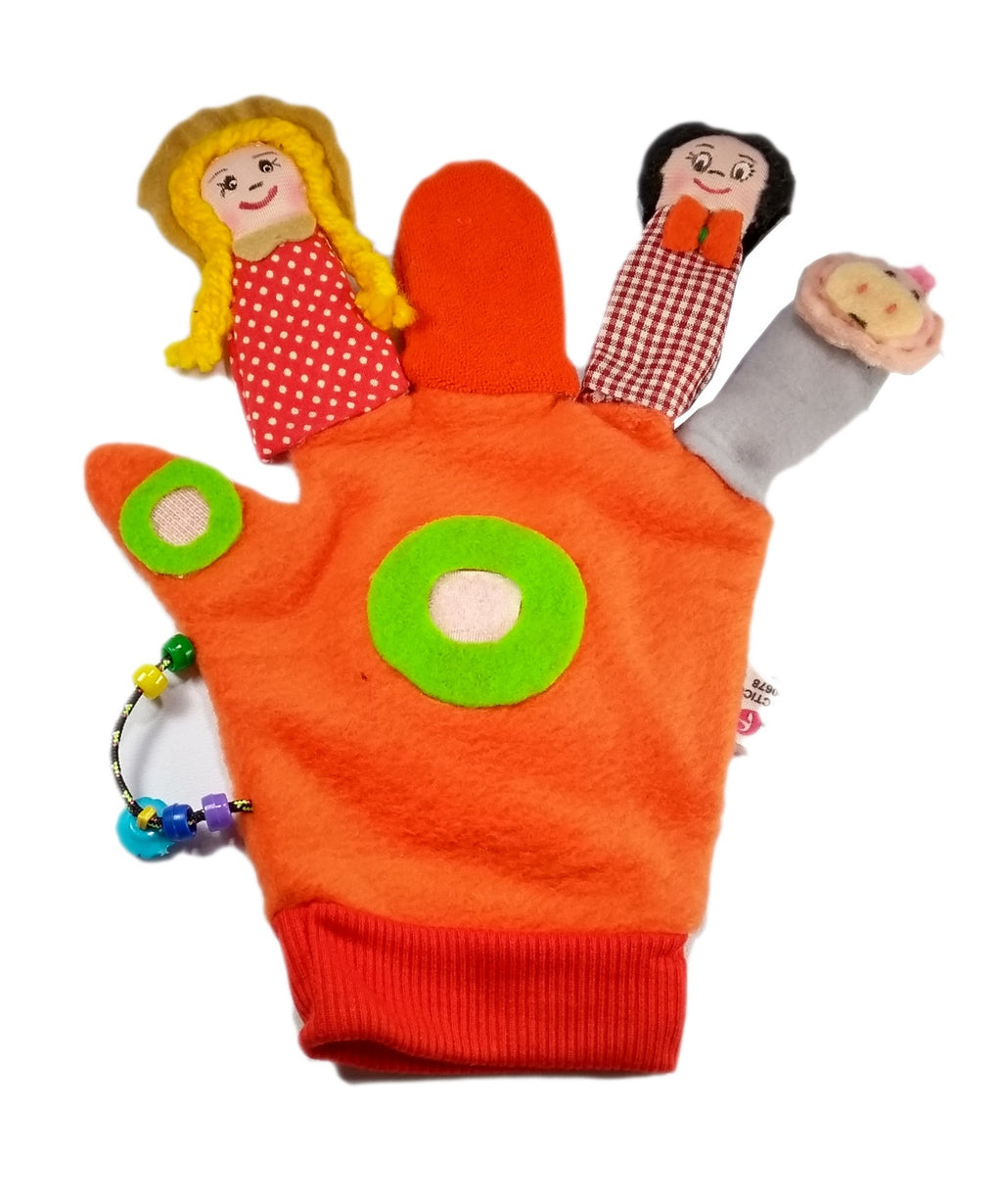 Guante de texturas y actividades