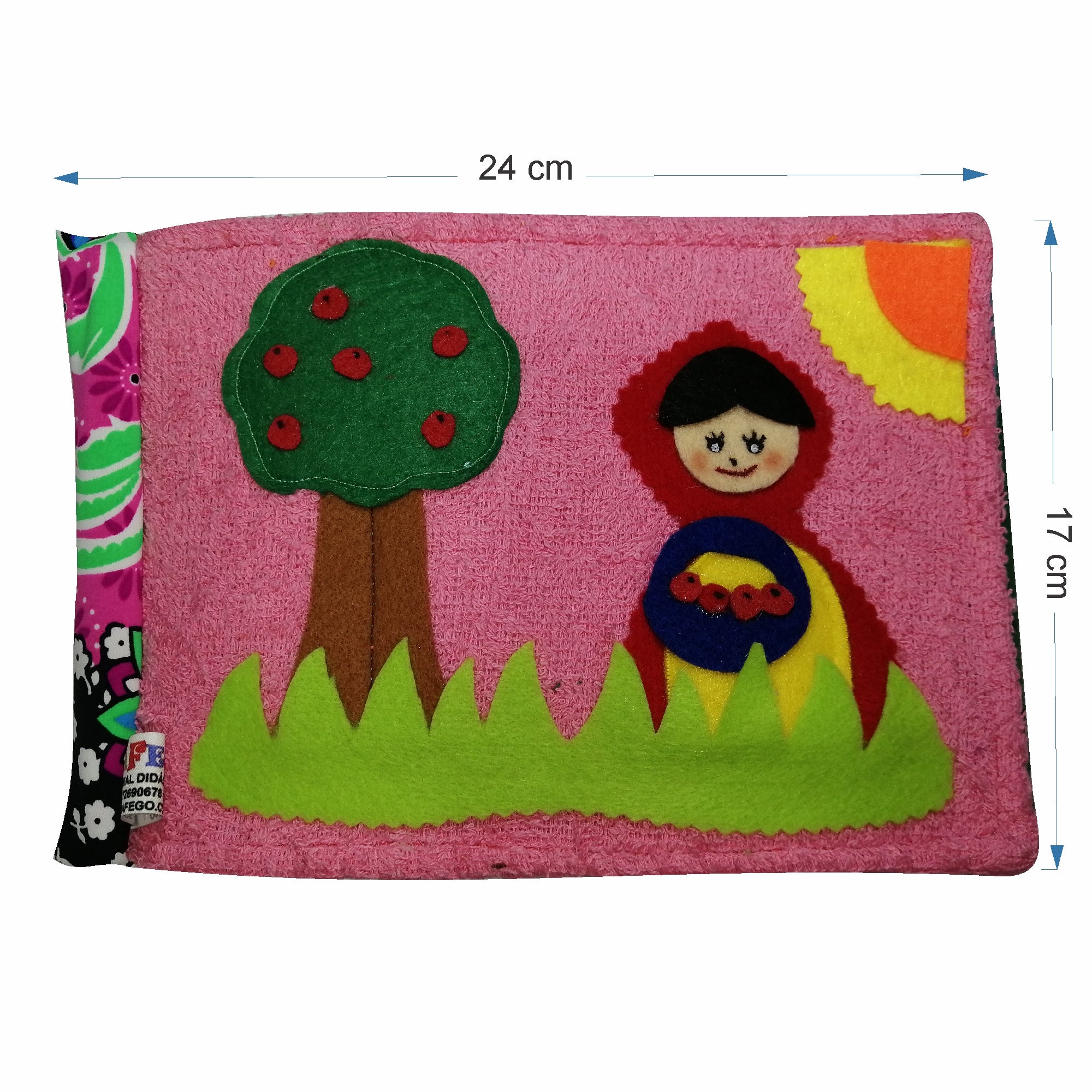 Libro de texturas caperucita