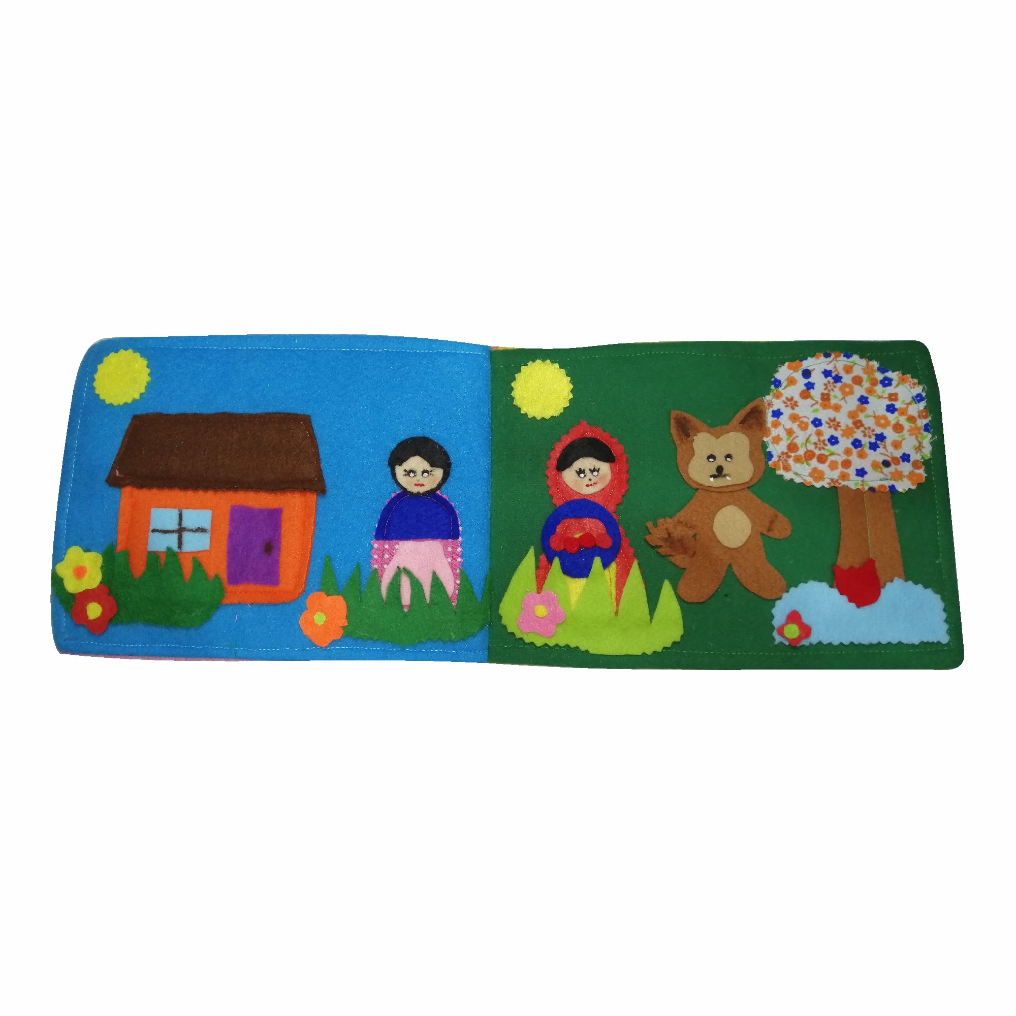 Libro de texturas caperucita