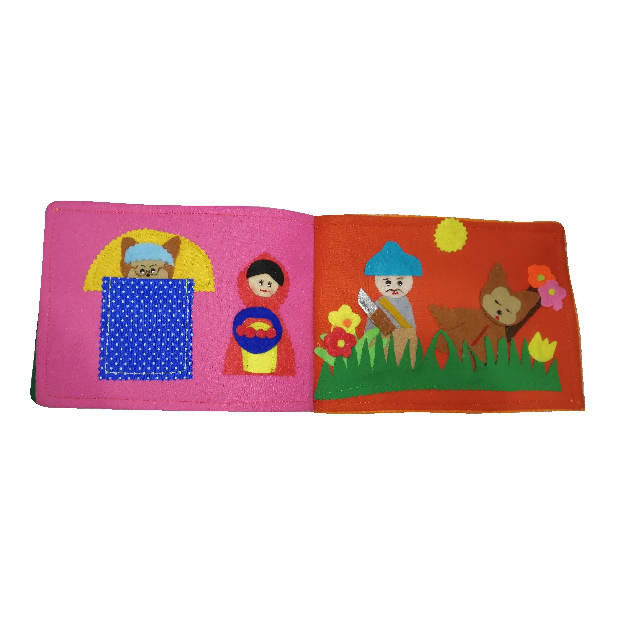 Libro de texturas caperucita