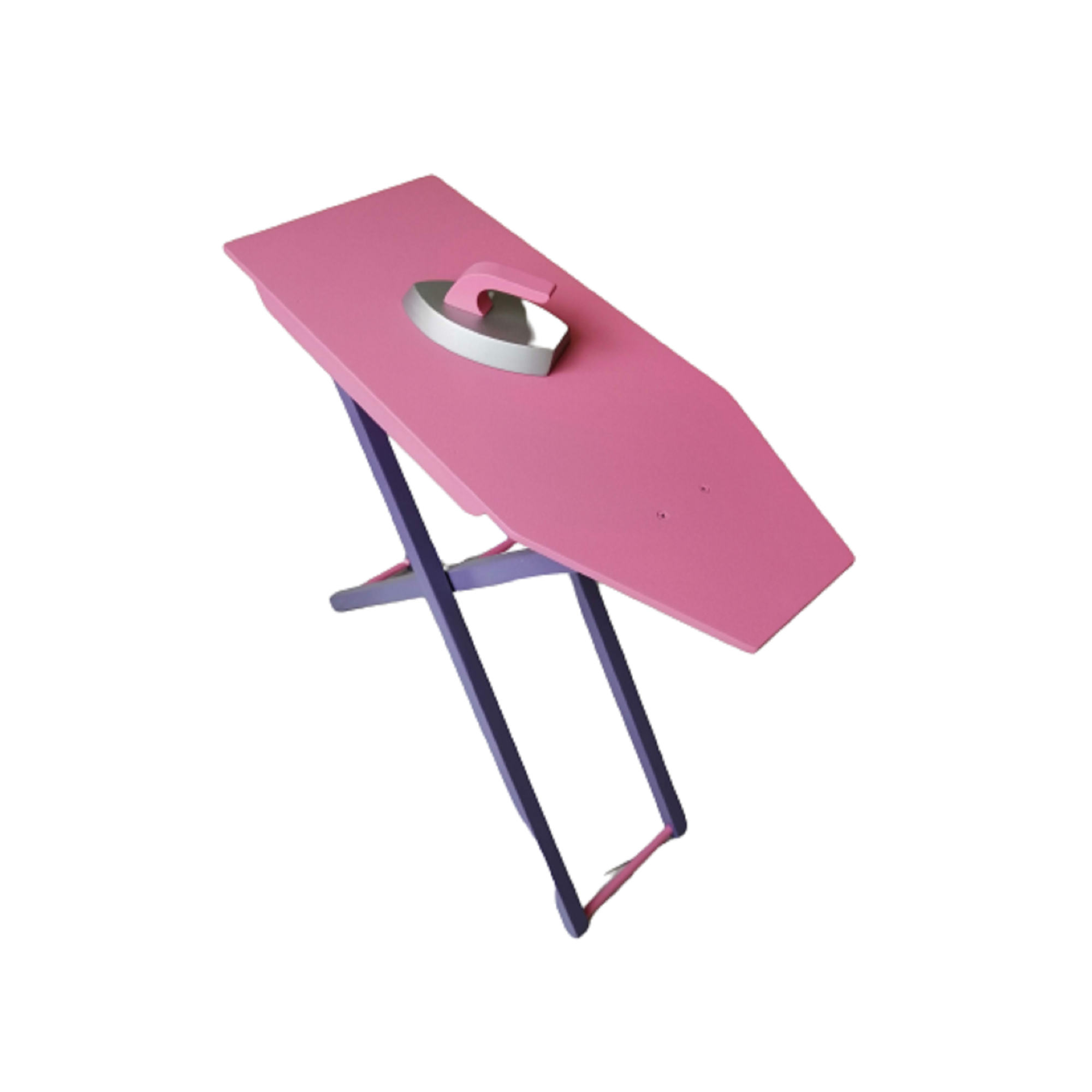 Mesa de planchar con plancha