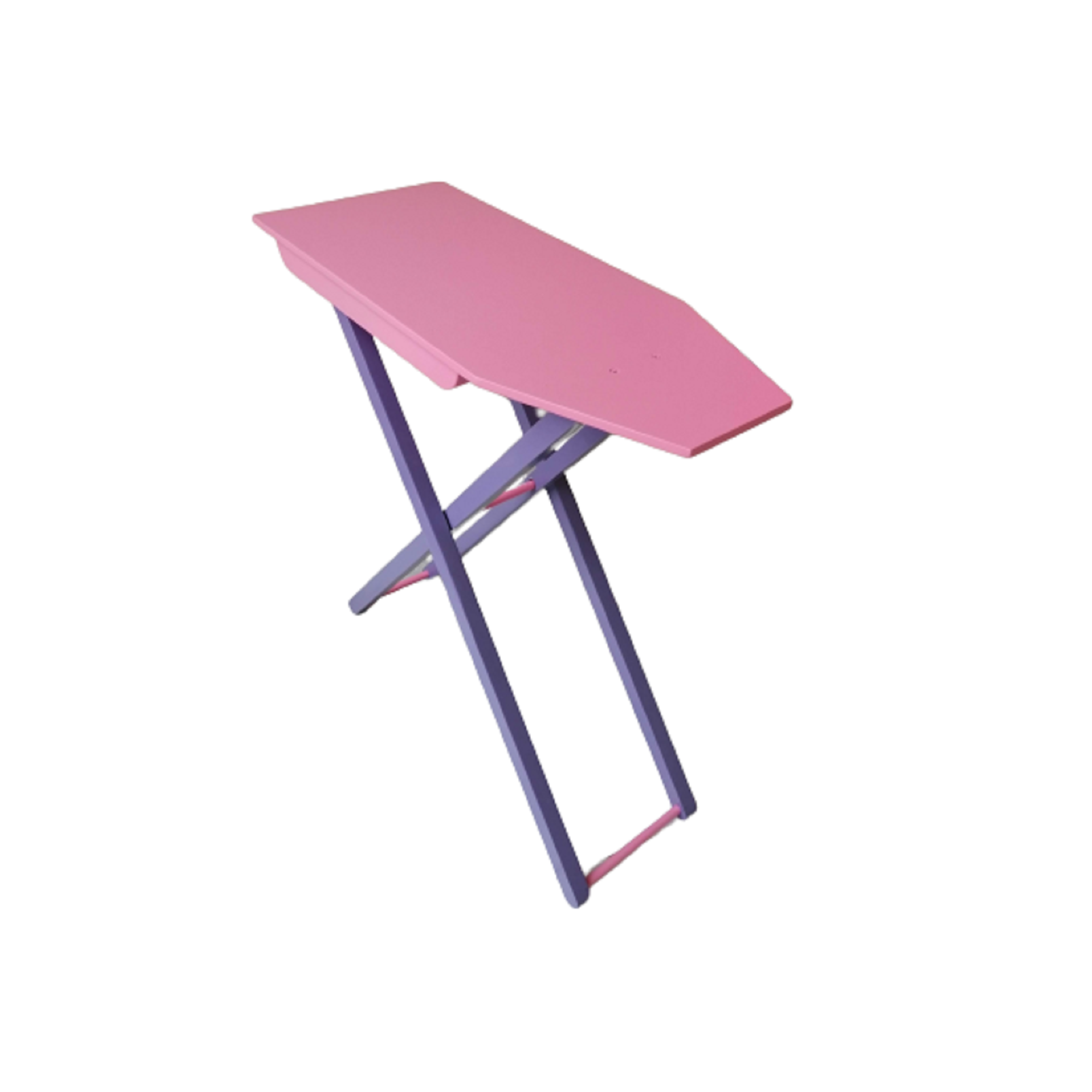 Mesa de planchar con plancha