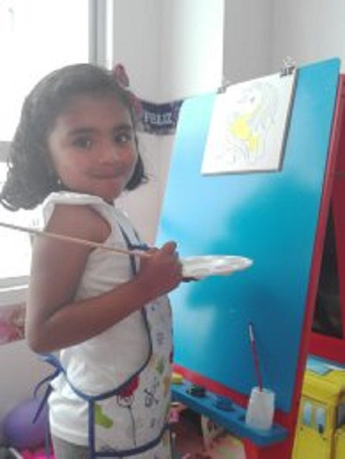 Tablero acrilico caballete 2 en 1