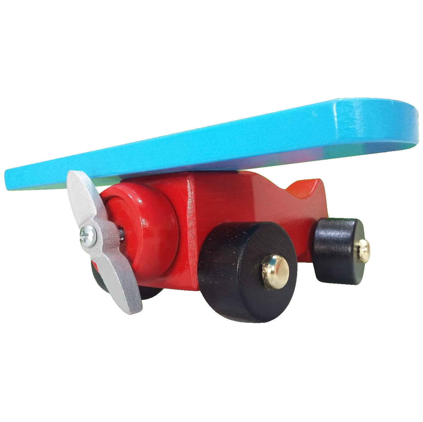 Set juegos de arrastre medios de transporte avión, barco, helicóptero, camión y tren