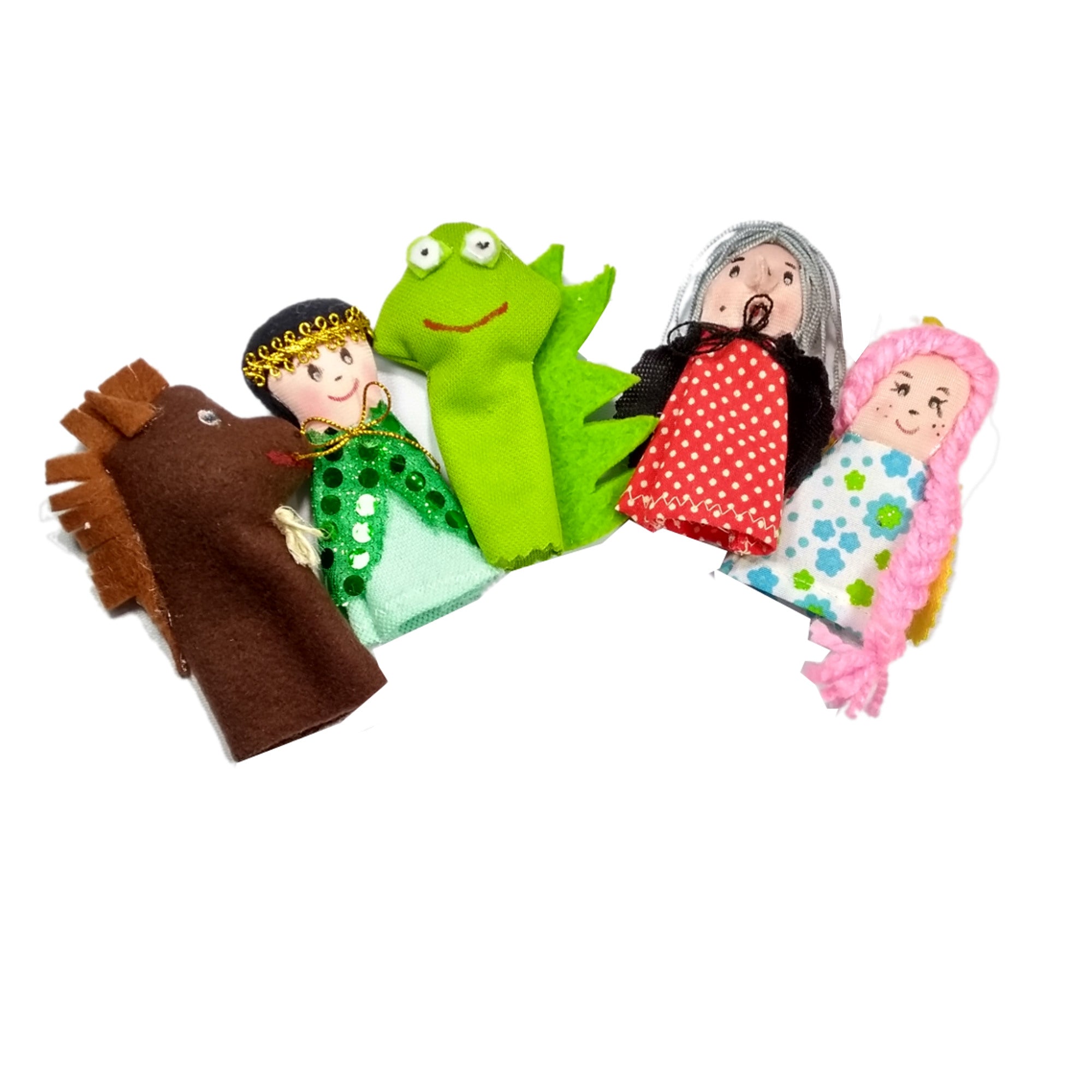 Títere dedo juego x 5