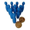 Juego de bolos azul