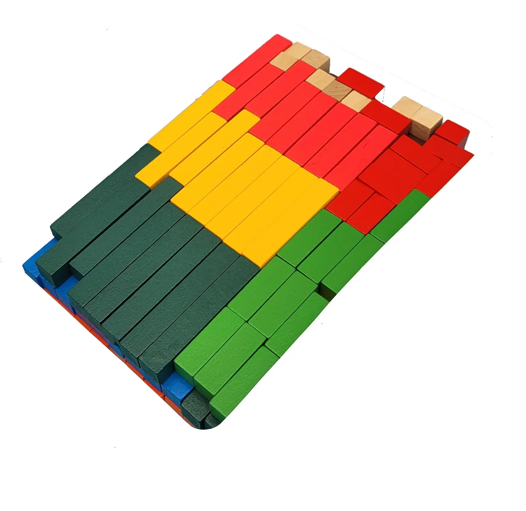 Regletas por longitudes  Regletas Cuisenaire