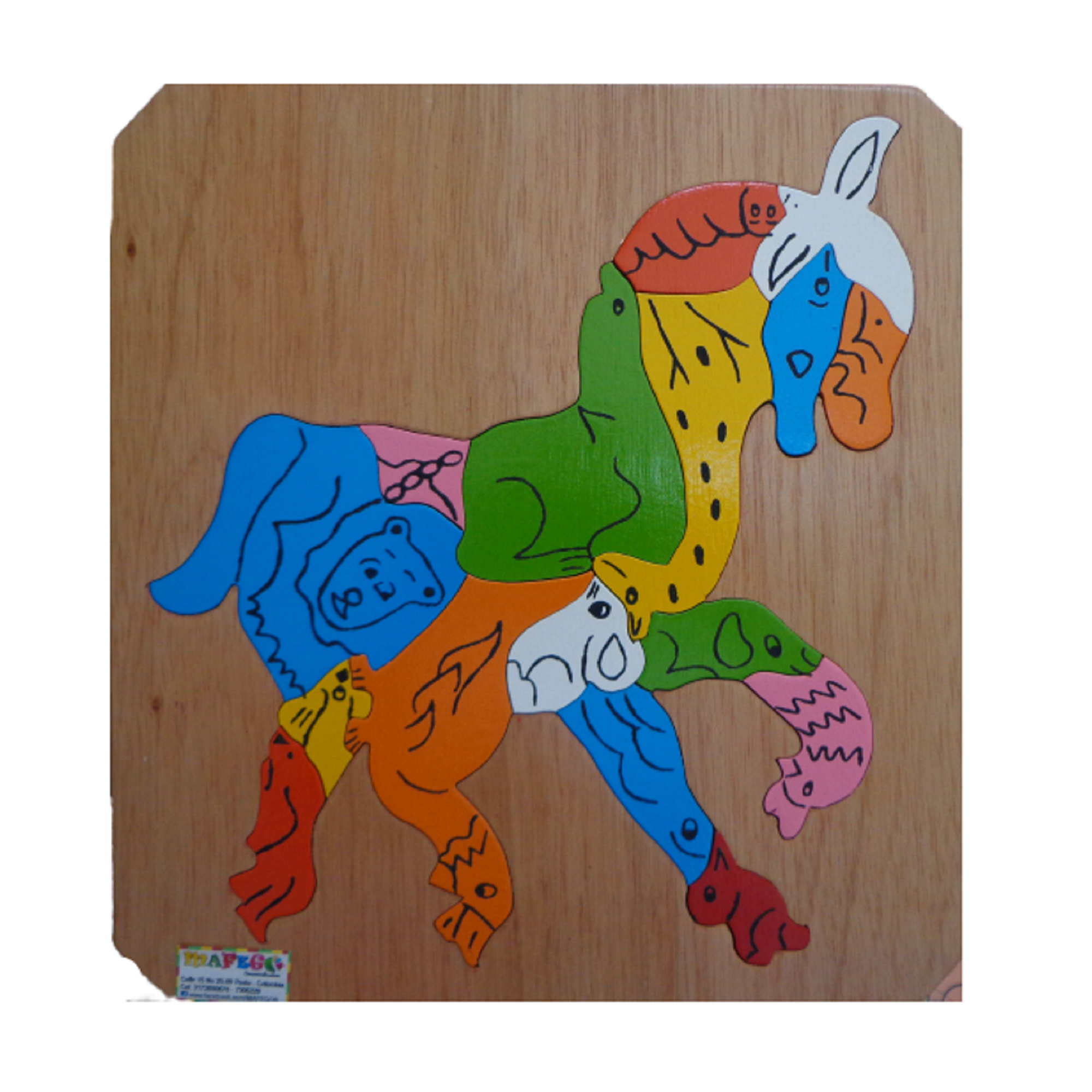 Rompecabezas abstracto