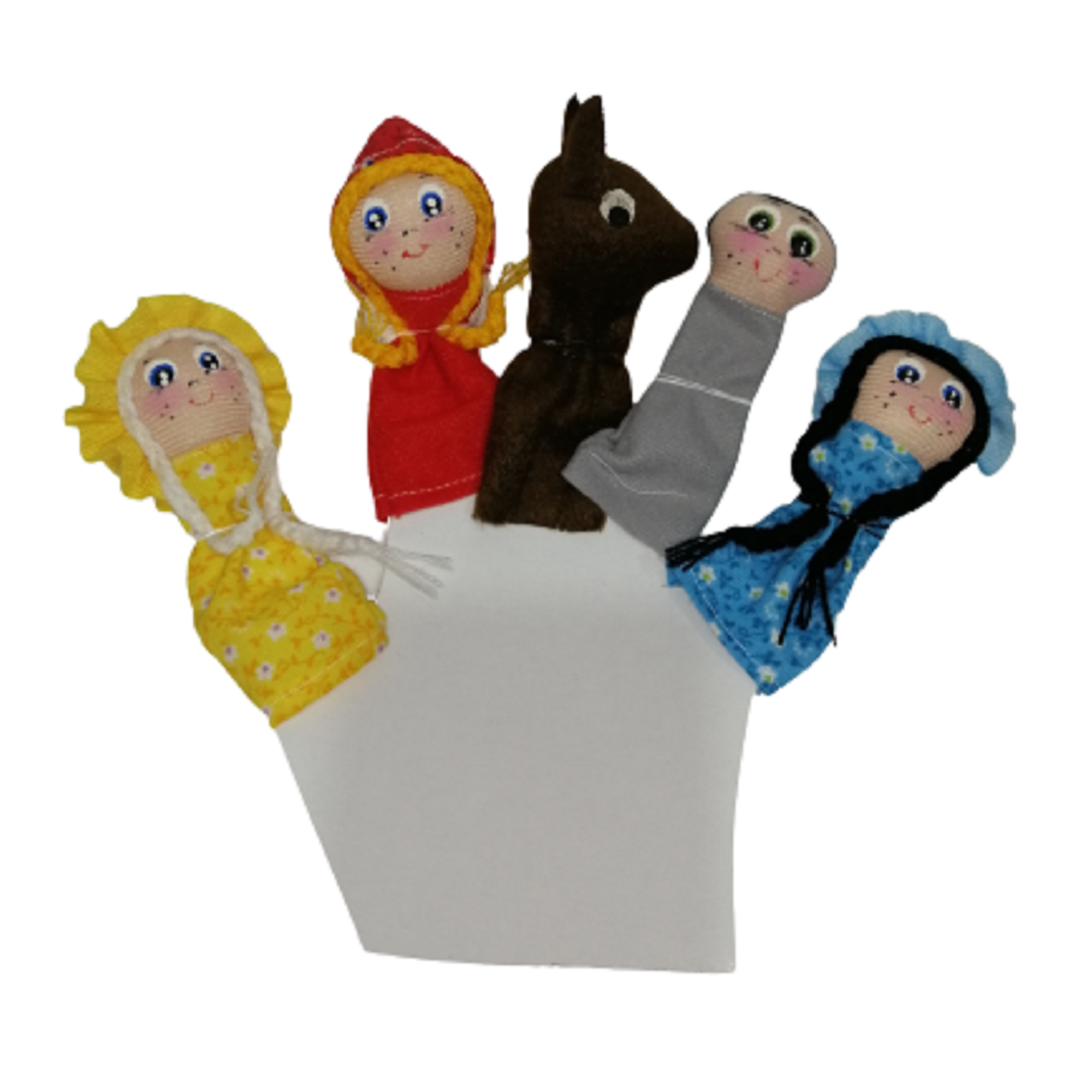 Títere dedo juego x 5