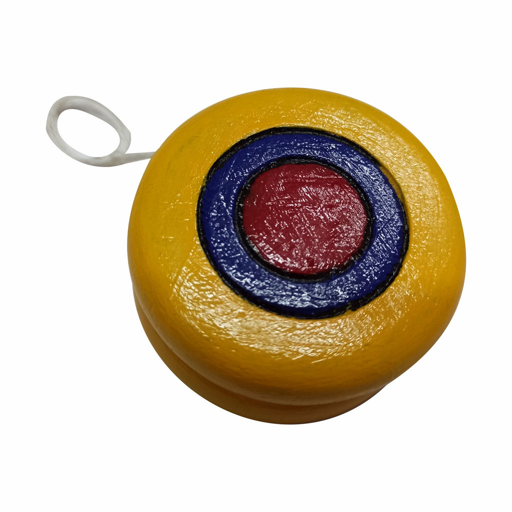 Yoyo en madera pintado