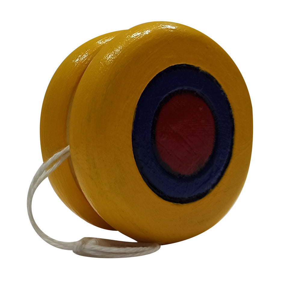 Yoyo en madera pintado